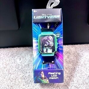 NWT Disney Pixar Lightyear flashing LCD watch ages 6+